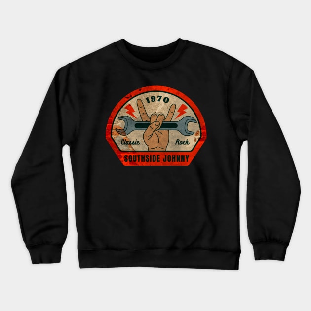 Southside Johnny // Wrench Crewneck Sweatshirt by OSCAR BANKS ART